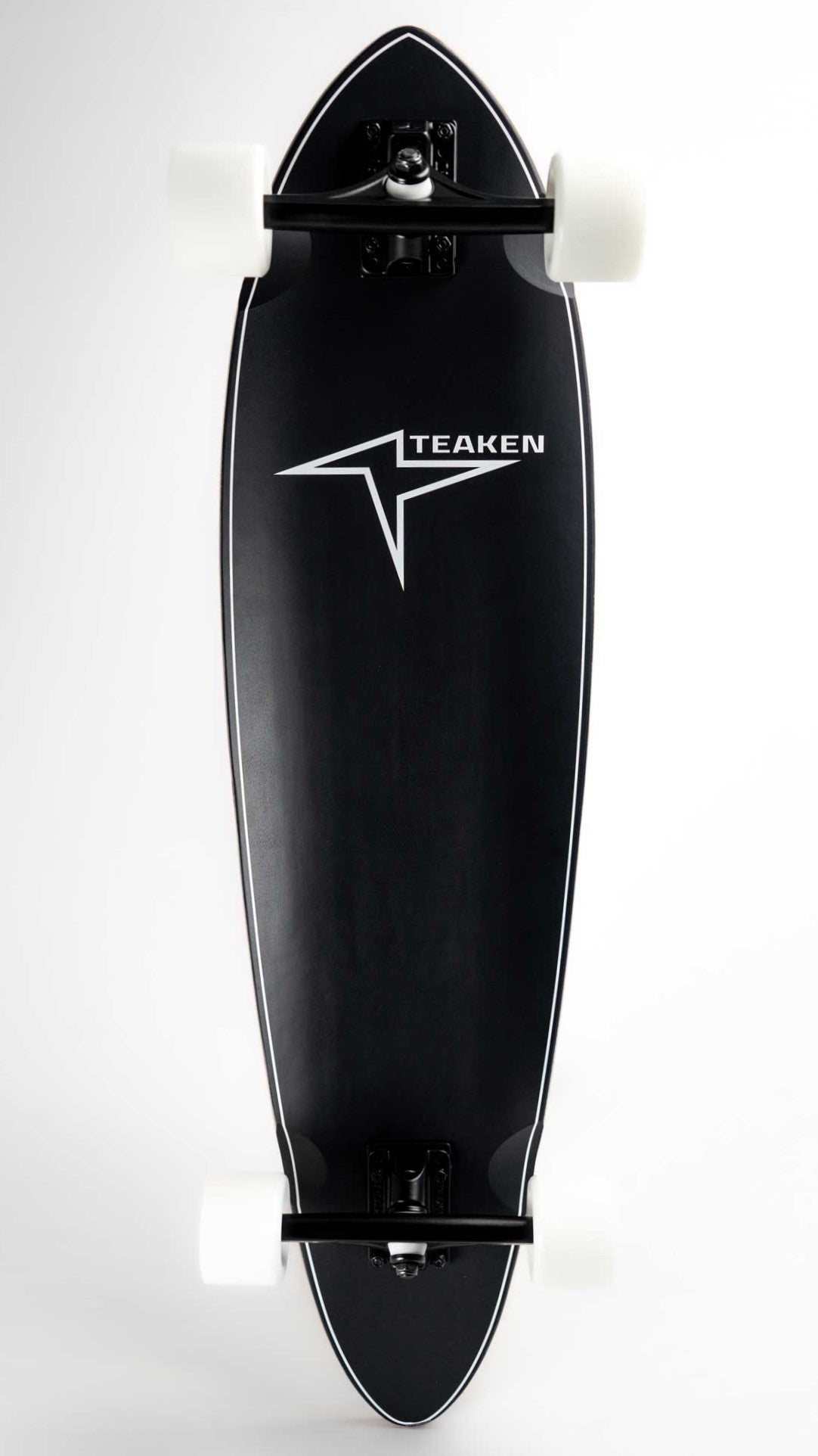 Carver Skateboard - Black White Combo