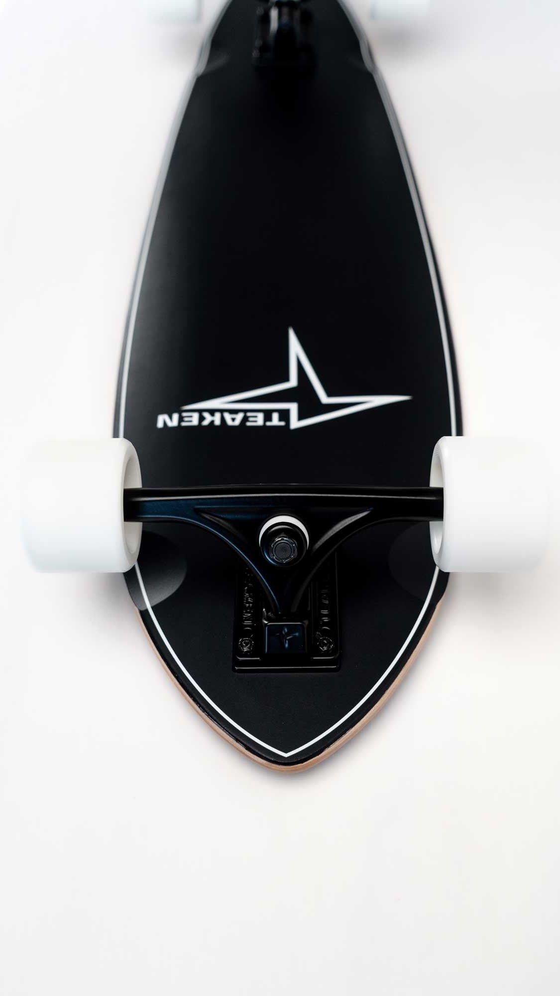 Carver Skateboard - White Wheels