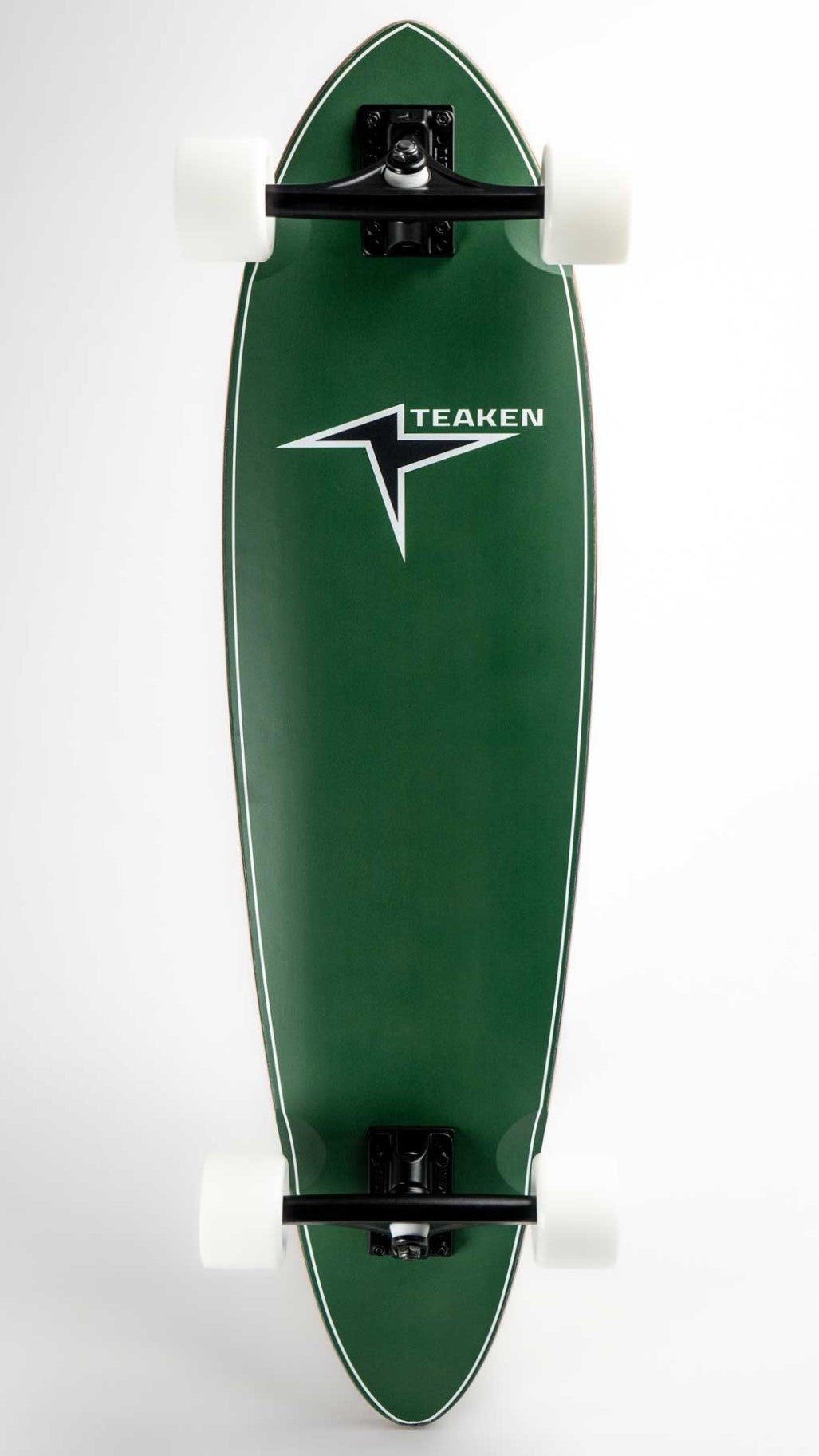 Carver Skateboard - Green White Combo