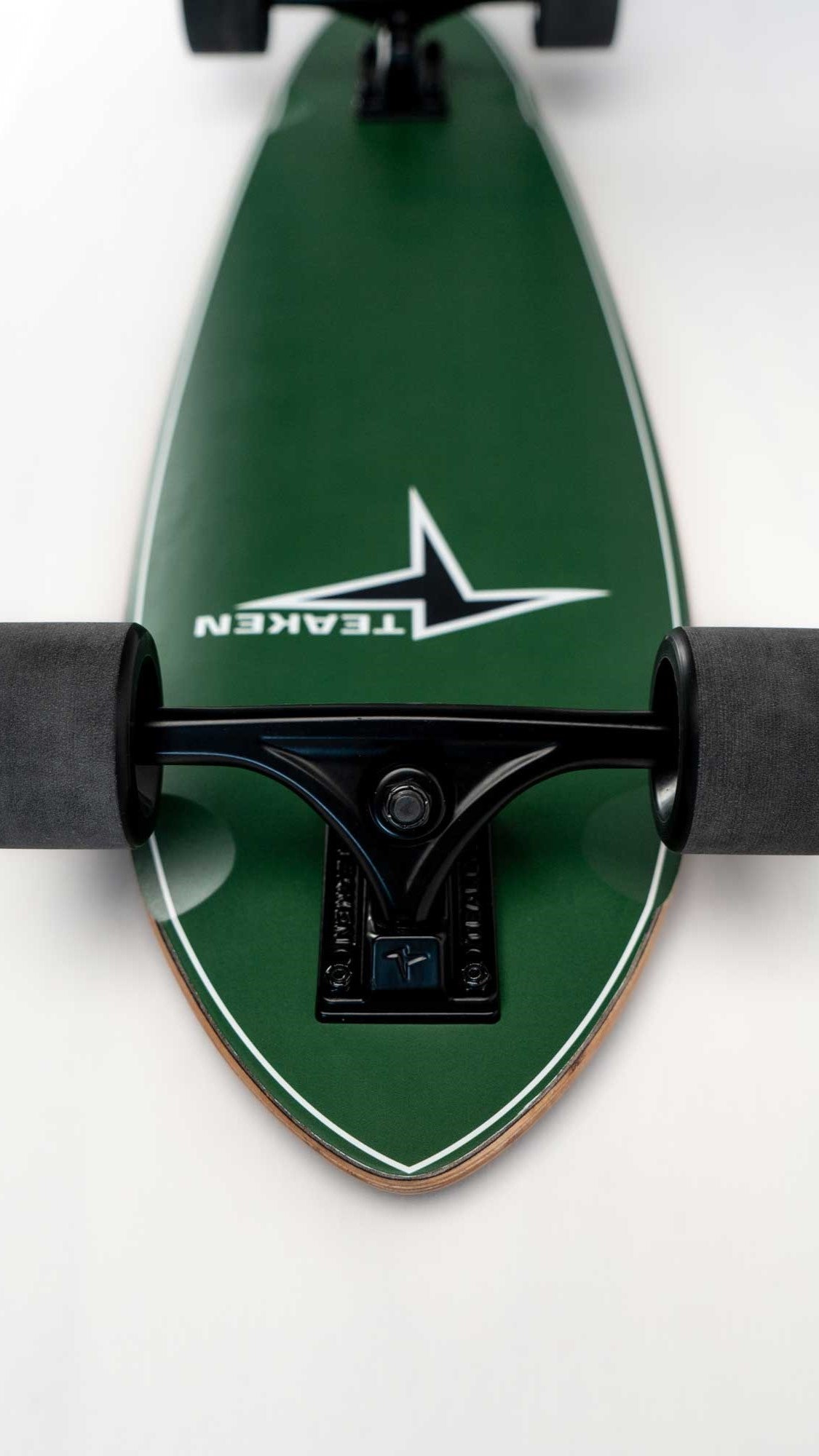 Carver Skateboard - Green Wheels
