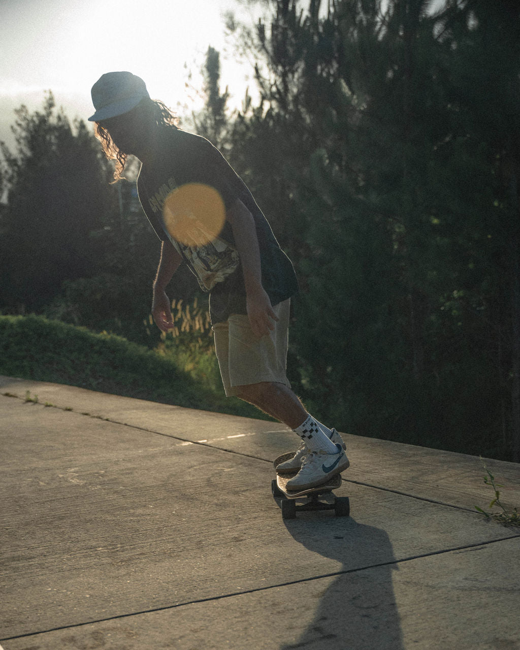 Guy Skateboarding