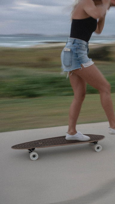 Girl Skateboarding