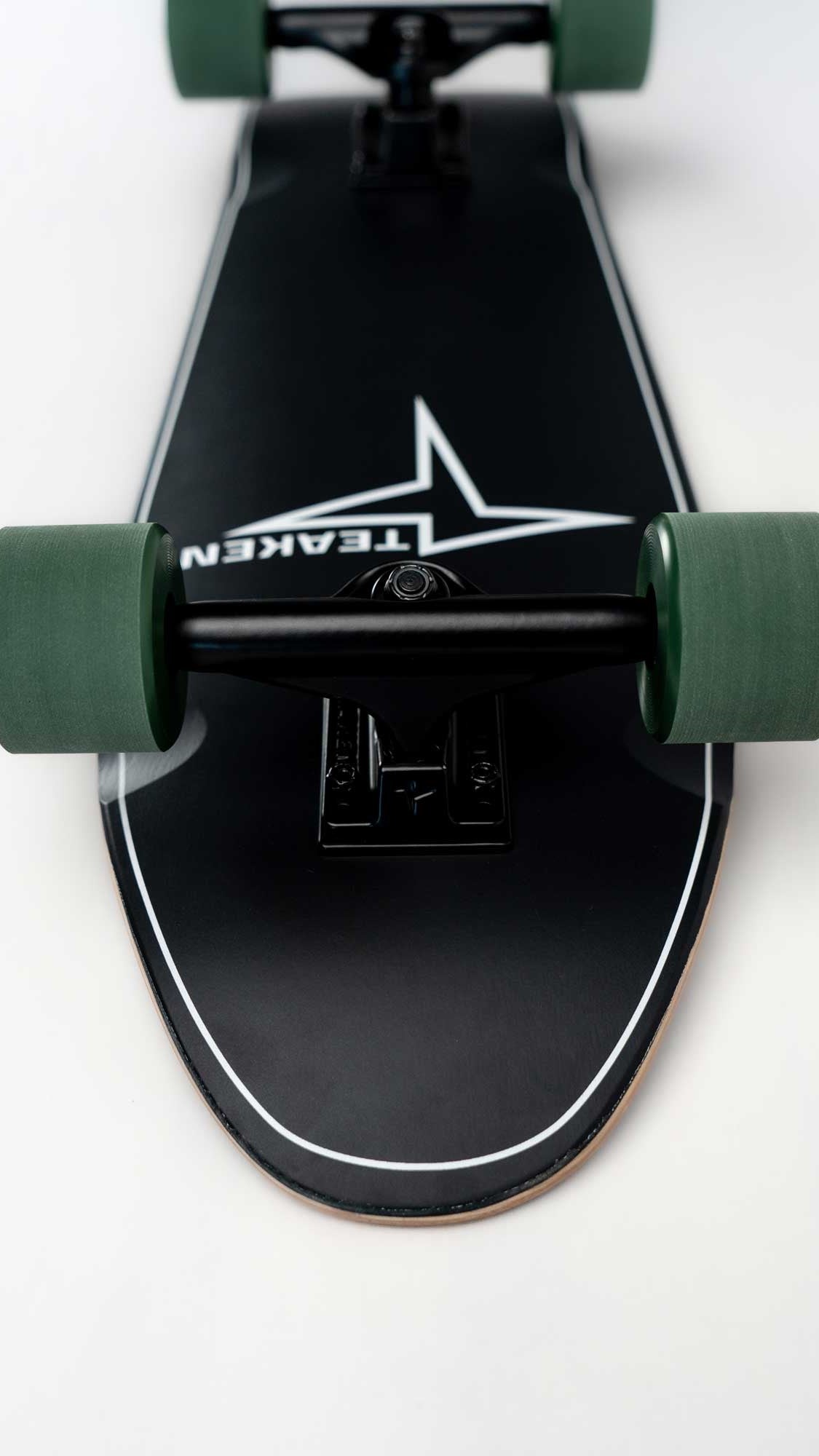 Shredder Skateboard-Green wheels