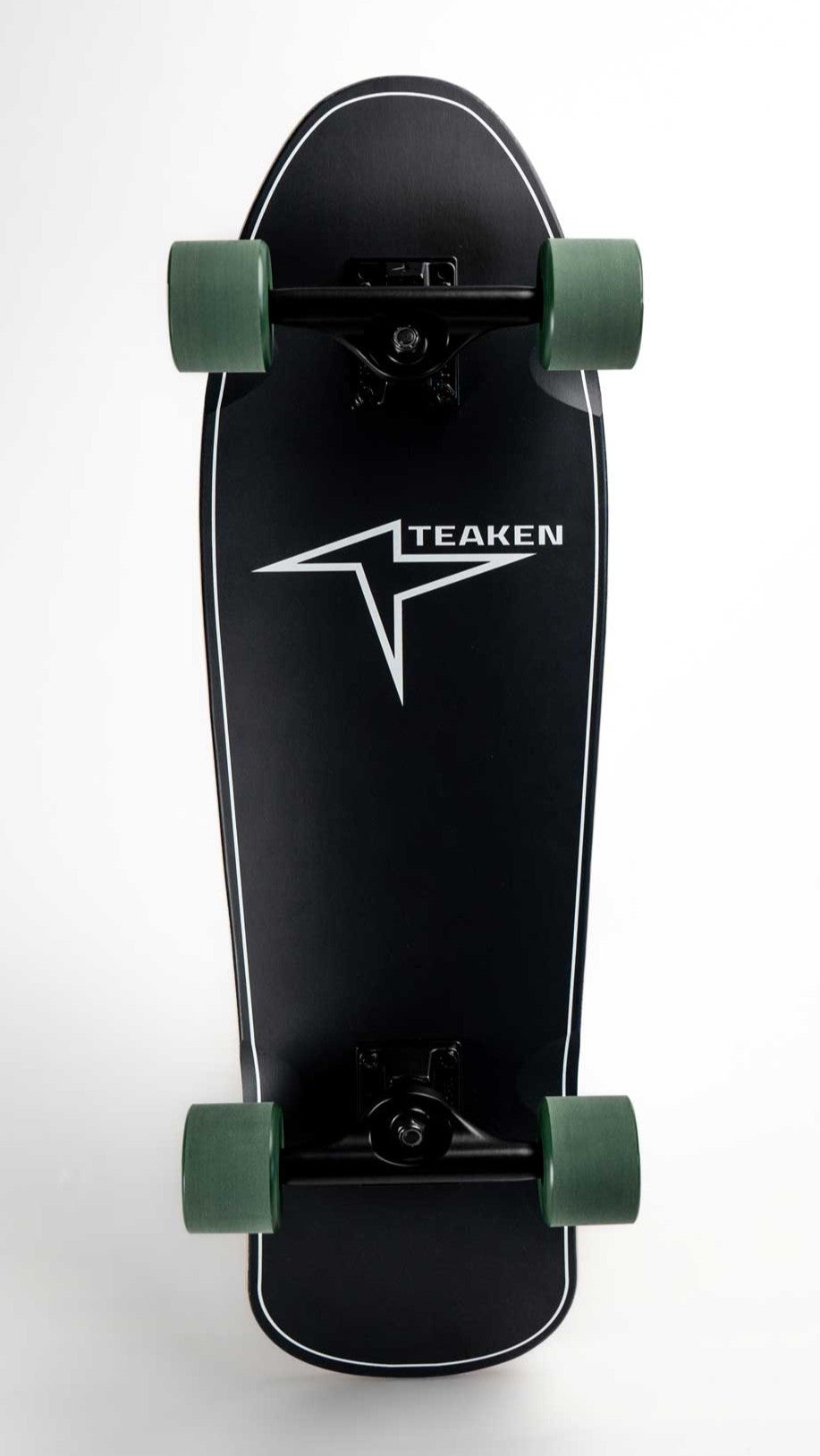 Shredder Skateboard - Black Green Combo