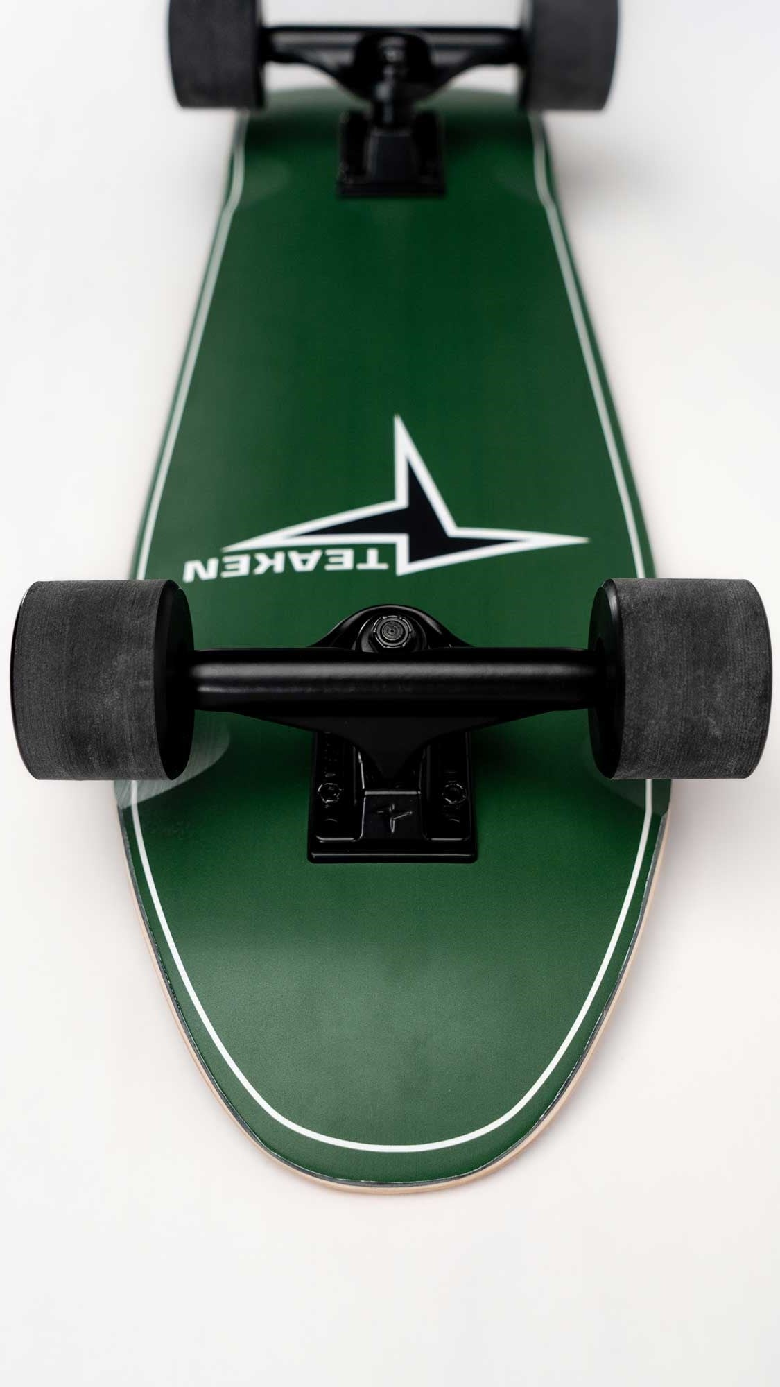 Shredder Skateboard-Green and black Combo