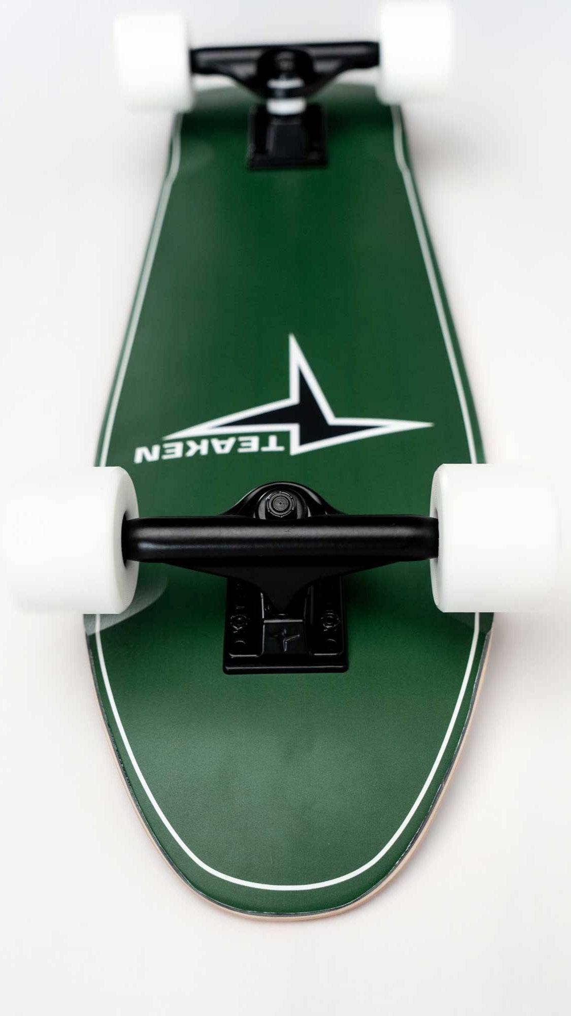 Shredder Skateboard-Green and white Combo